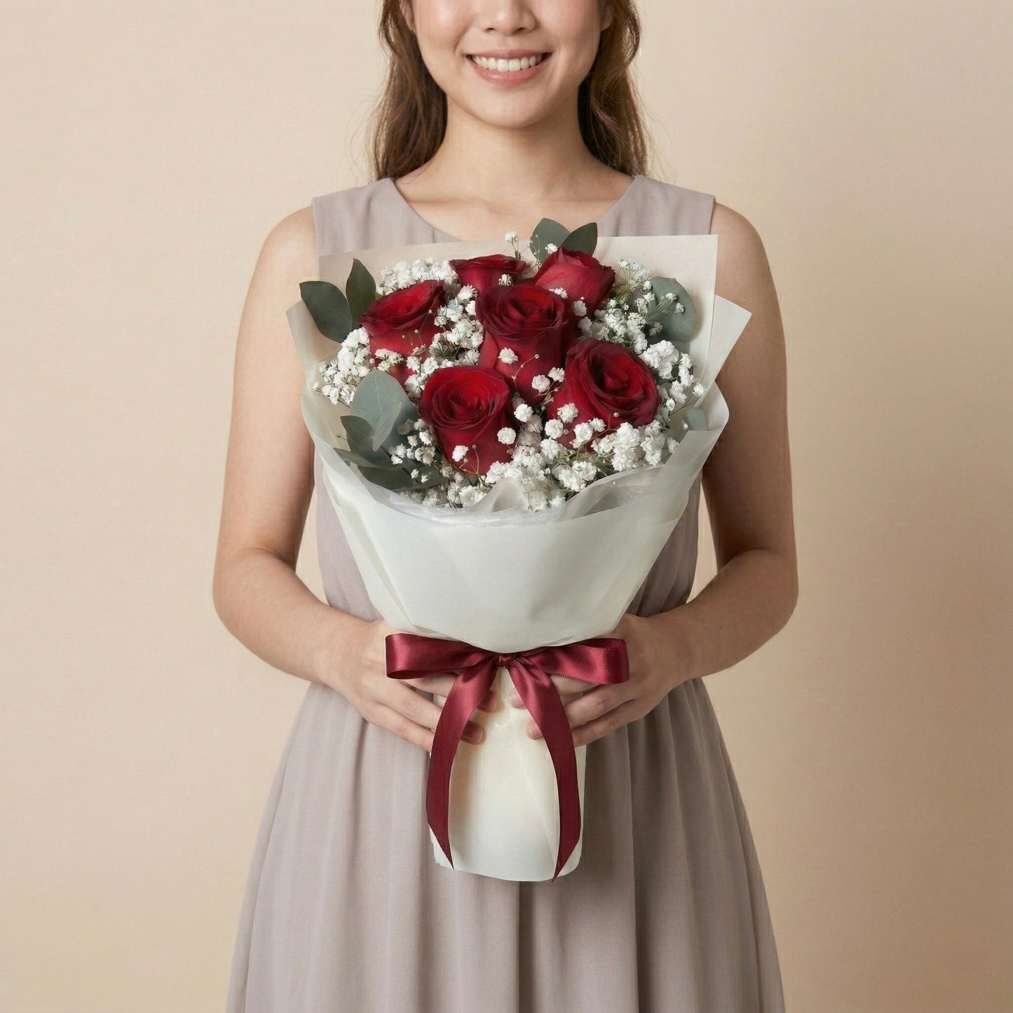 Velvet Romance - Bouquet of Fresh Flowers