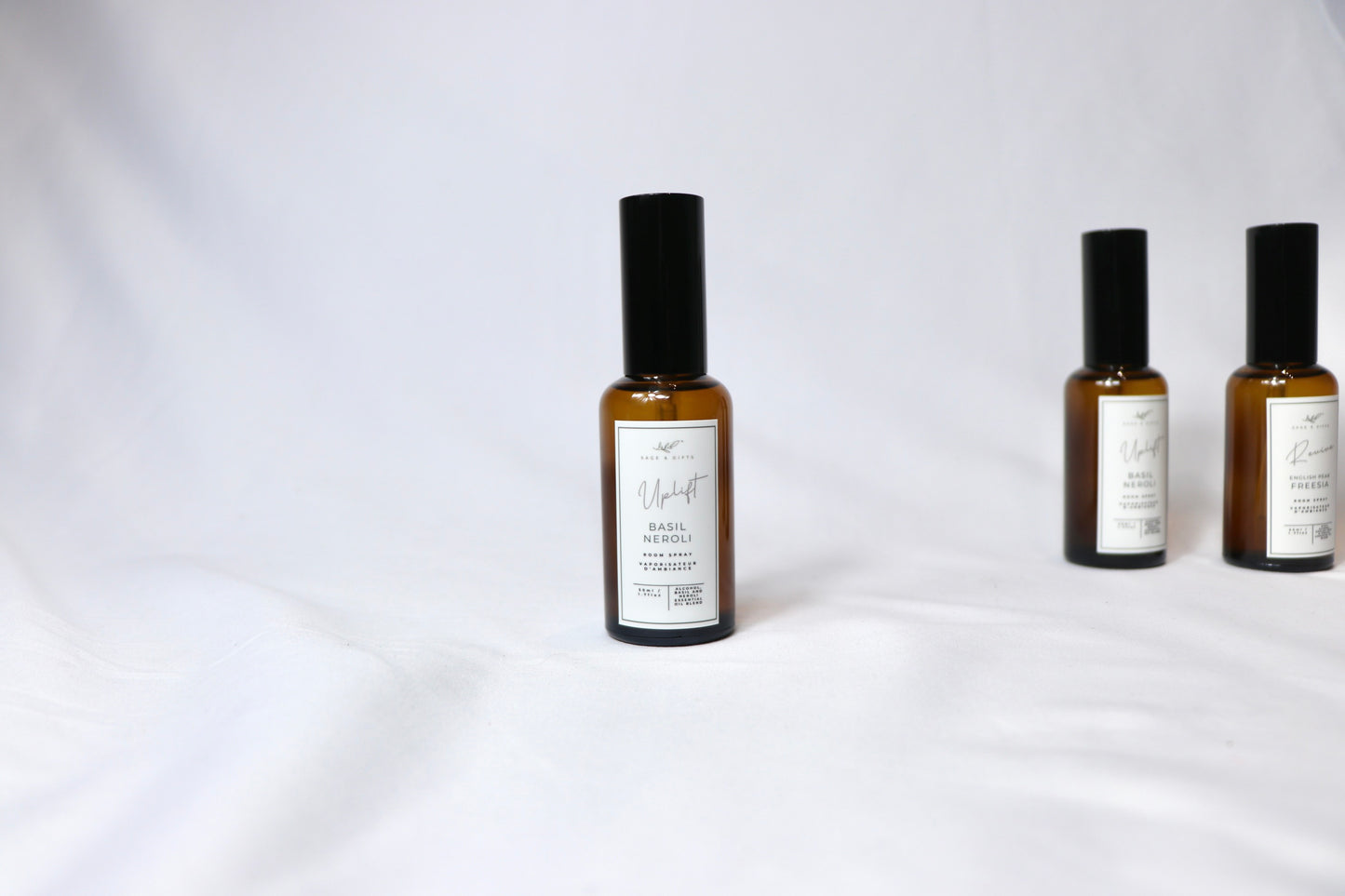 Sage Uplift Essential Oil Room Spray - Basil & Neroli (50ml) (NEW!)
