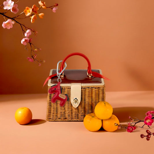 CNY Hampers 2026 | Sixfold Prosperity Orange Basket (六六大顺)