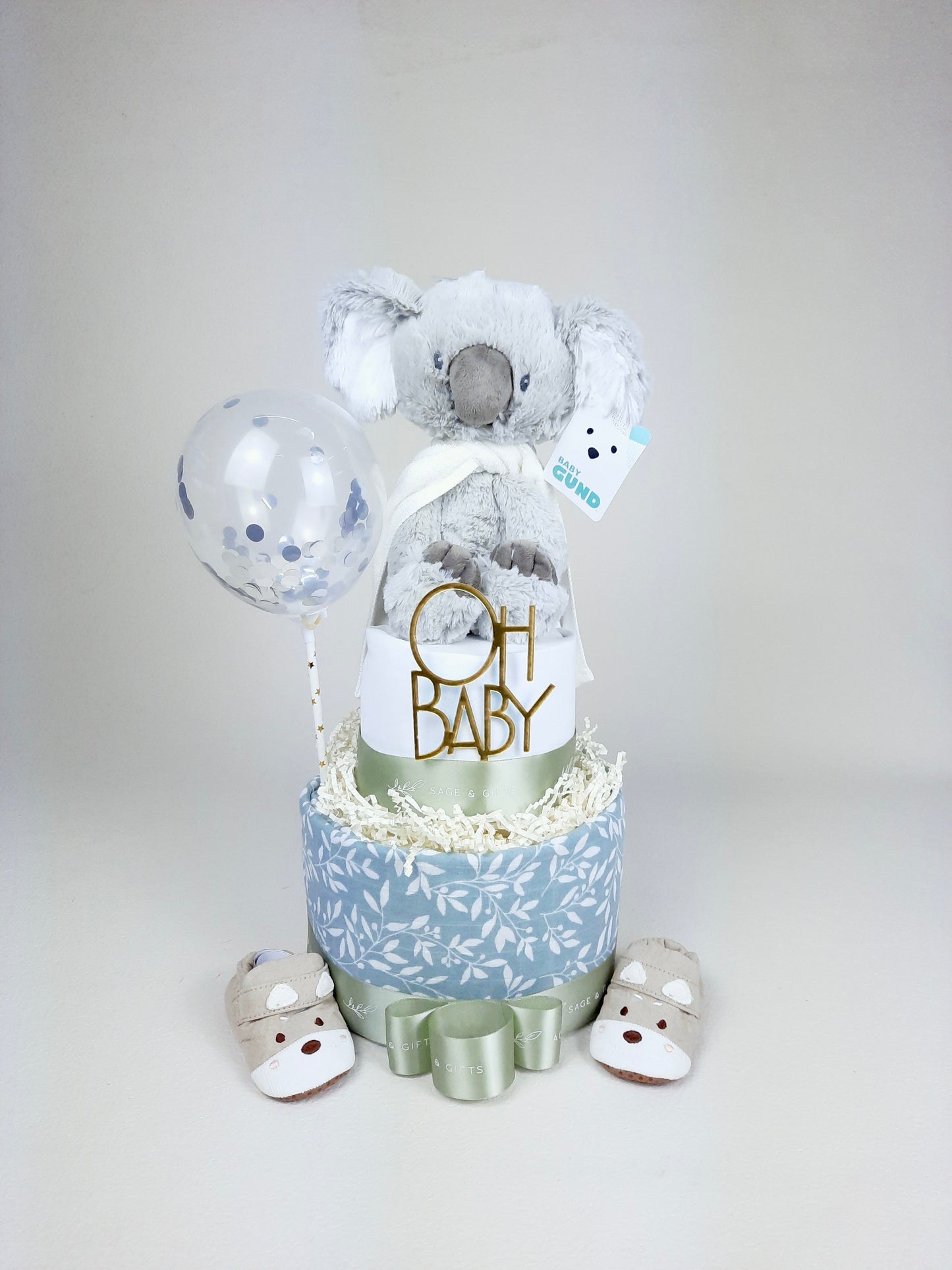 Baby Diaper Cake - Super Koala (Next Day Delivery Available)