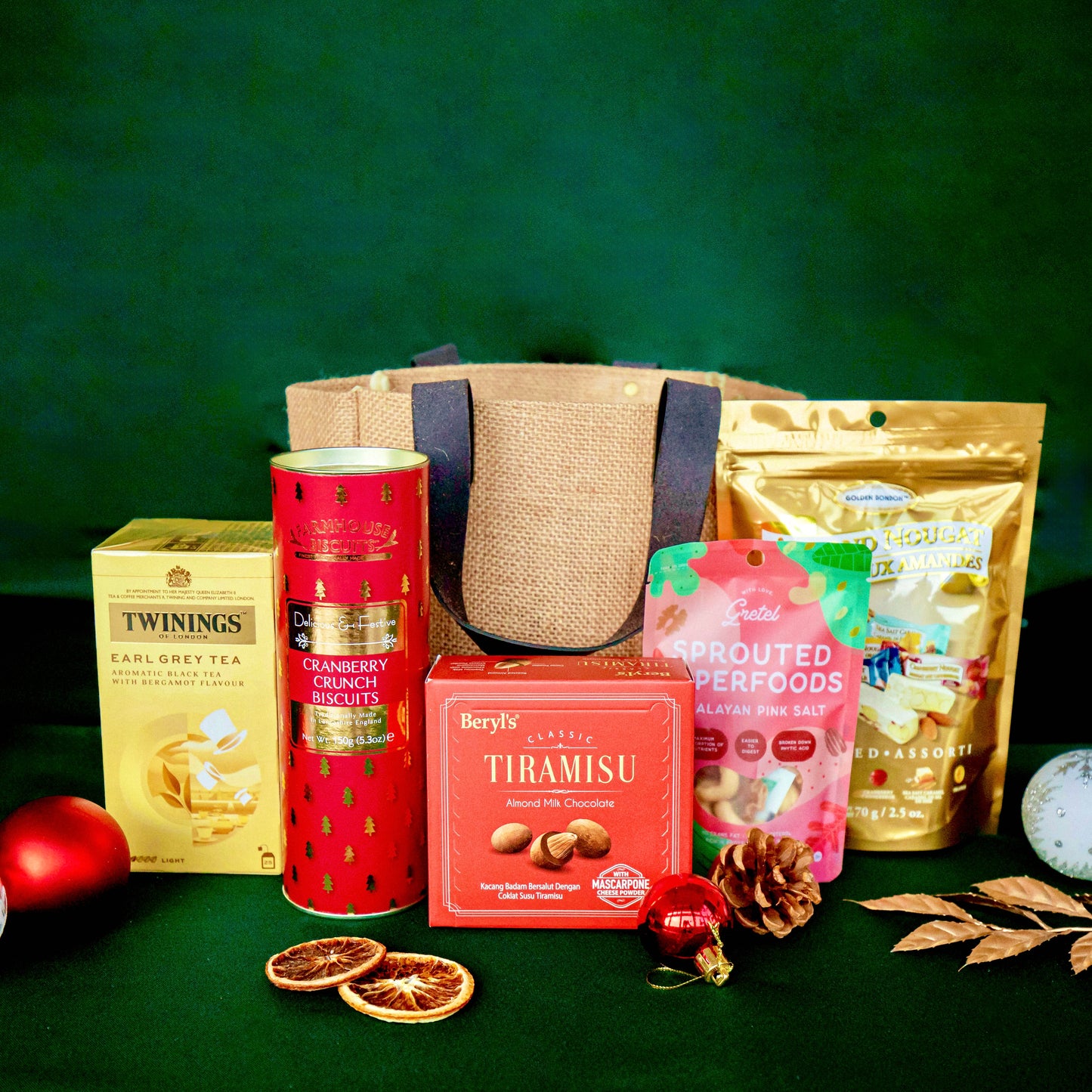 Joy Christmas Jute Bag