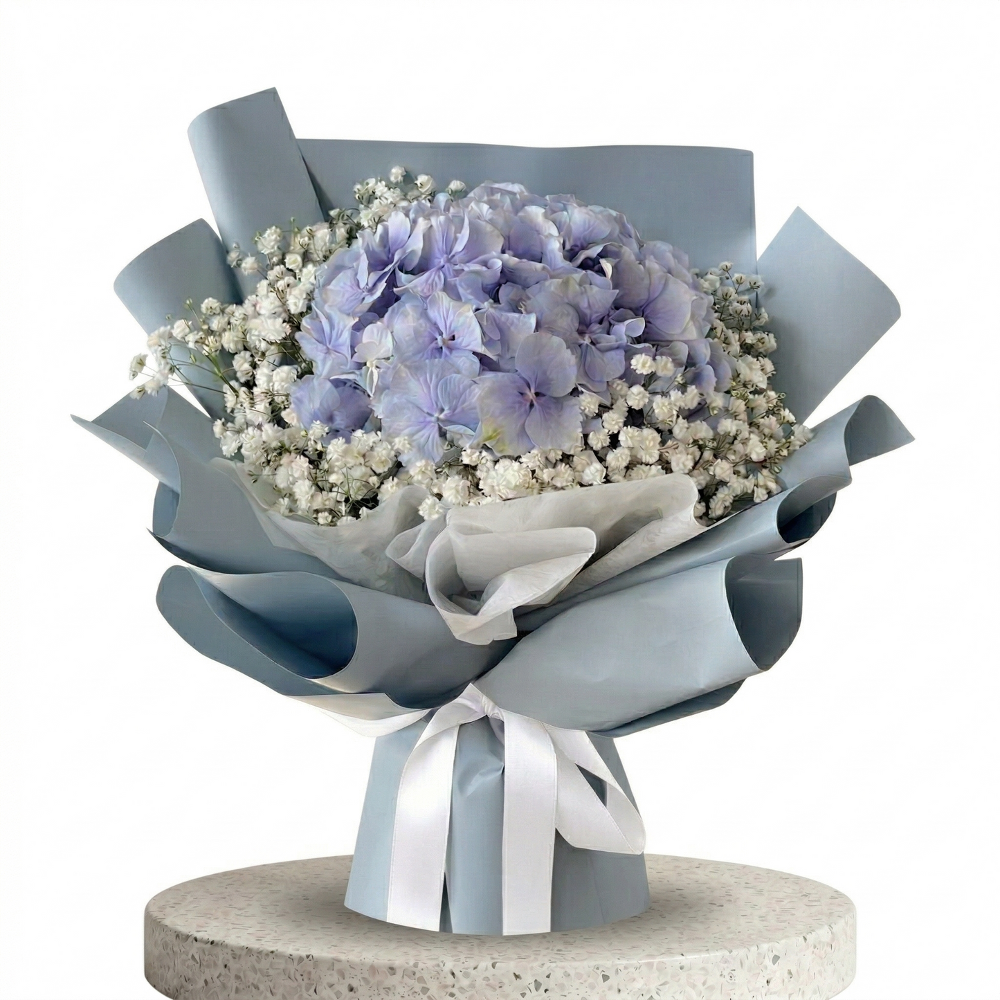 Blue Serenity - Bouquet of Fresh Flowers