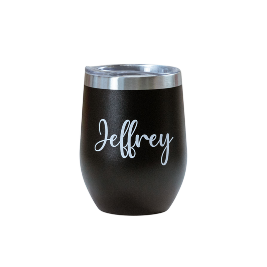 Oasis Wine Glass Tumbler - Black