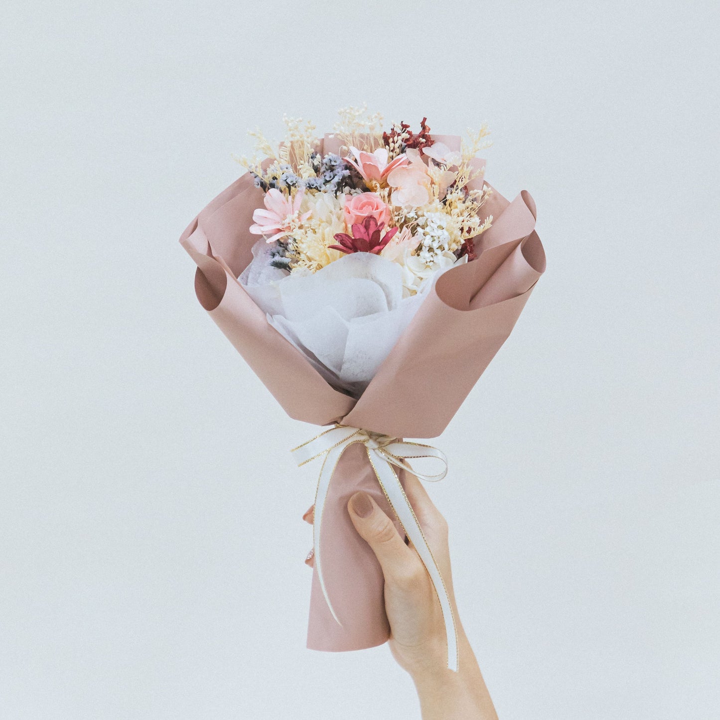 Bouquet of Preserved Flowers (Next Day Delivery Available)